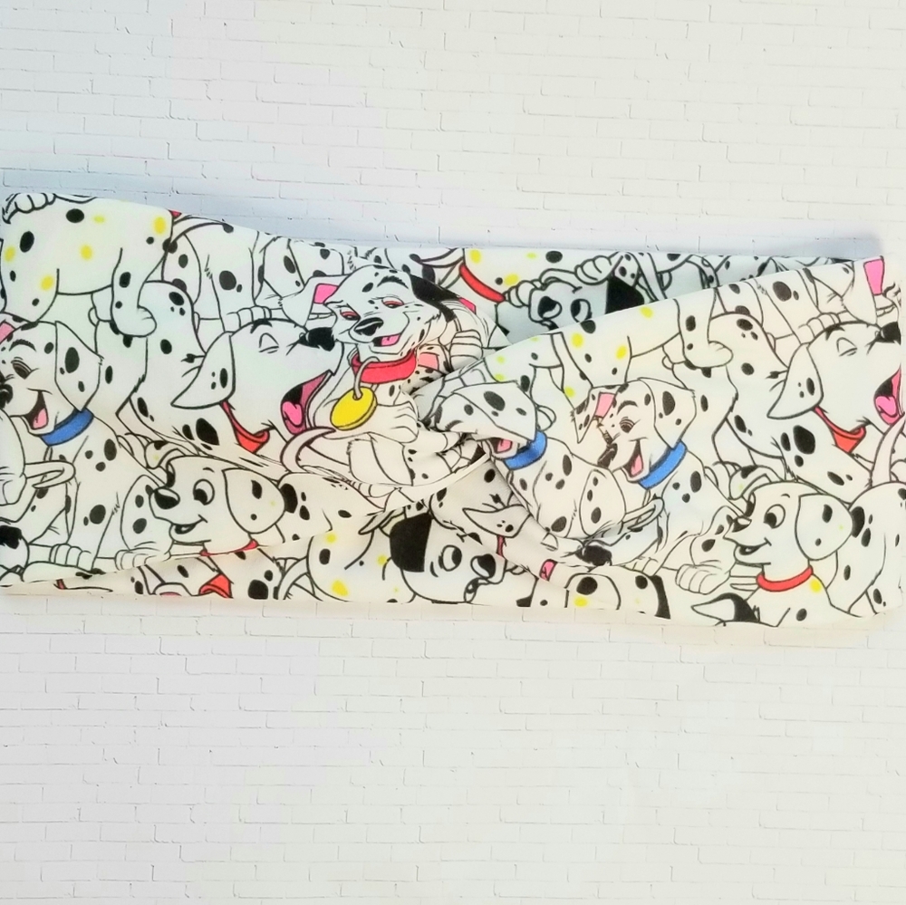 Headband twist dalmatians 101 ,dog headband